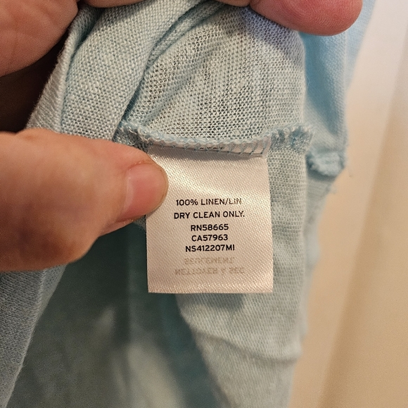 Nordstrom Signature linen short sleeve top - Picture 5 of 6